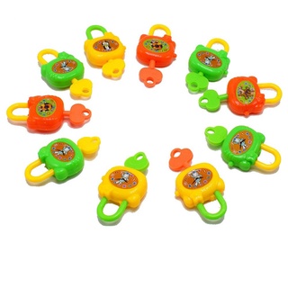 Set 2 Ổ Khóa Nhựa Mini Đồ Chơi Cho Bé