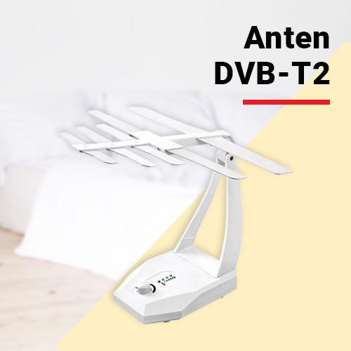 Indoor Anten DVB T2 trong nhà có mạch khuếch đại HKD105 thích hợp cho chung cư, khu vực nội đô gần trạm phát