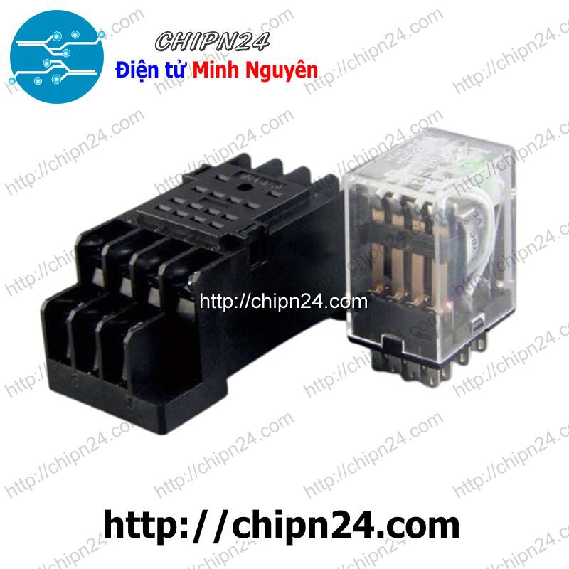 [1 CÁI] (H115) Đế Relay Kiếng 14 chân (PYF14A MY4NJ HH54P)