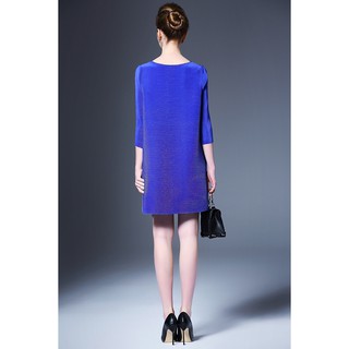 Đầm suông gân nhúng KL10016