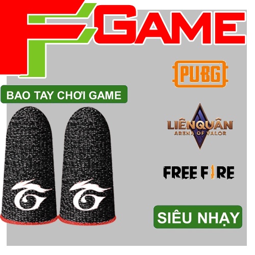 1 Đôi Bao Tay Chơi Game Logo Garena Độc Quyền