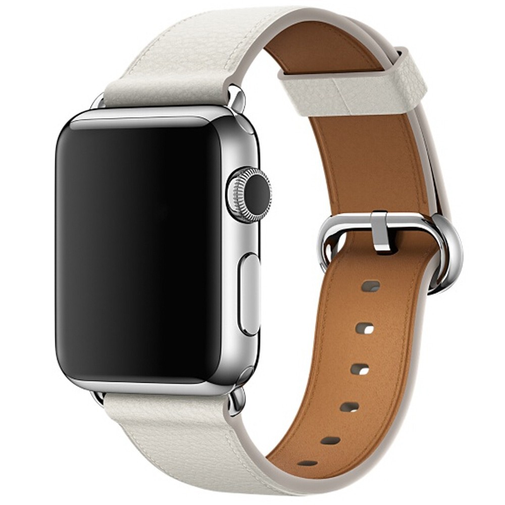 Dây da nhiều màu thay thế cho đồng hồ đeo tay thông minh Apple watch 5 4 3 2 1 44mm 40MM 42MM 38MM iwatch Series