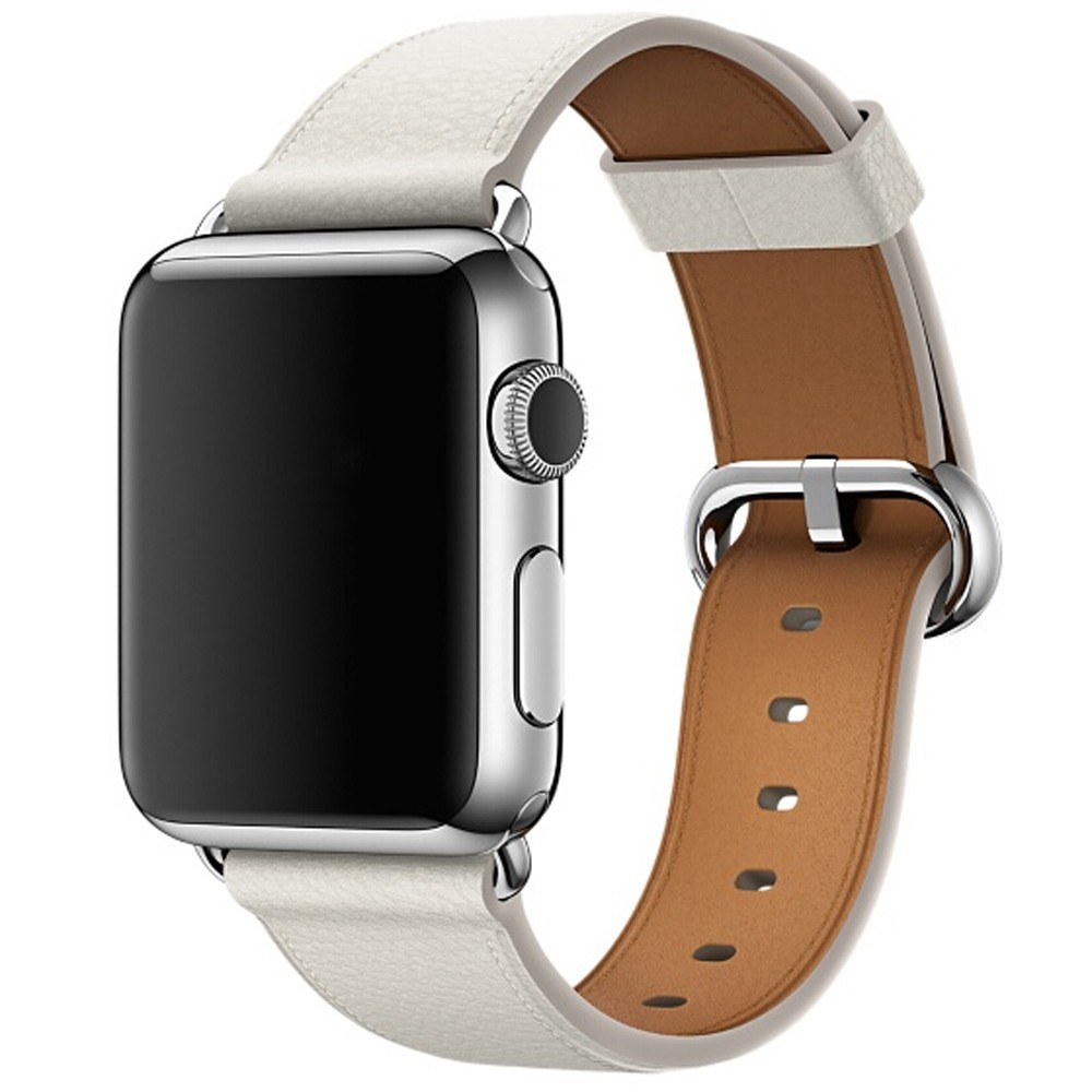 Dây đeo giả da thay thế cho đồng hồ thông minh Apple Watch 5 4 3 2 1