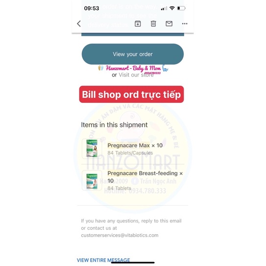 Vitamin Bầu Pregnacare Max , 84 viên UK