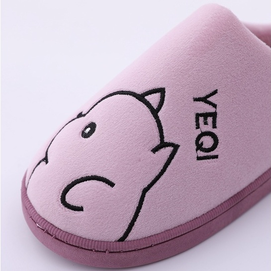 Dép Bông Mang Trong Nhà Hình Hoạt Hình Dễ Thương Warm&Cute A145
