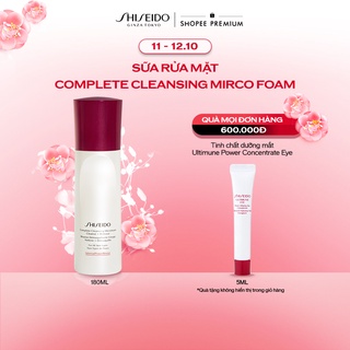 Sữa rửa mặt Shiseido Complete Cleansing Micro Foam 180ml