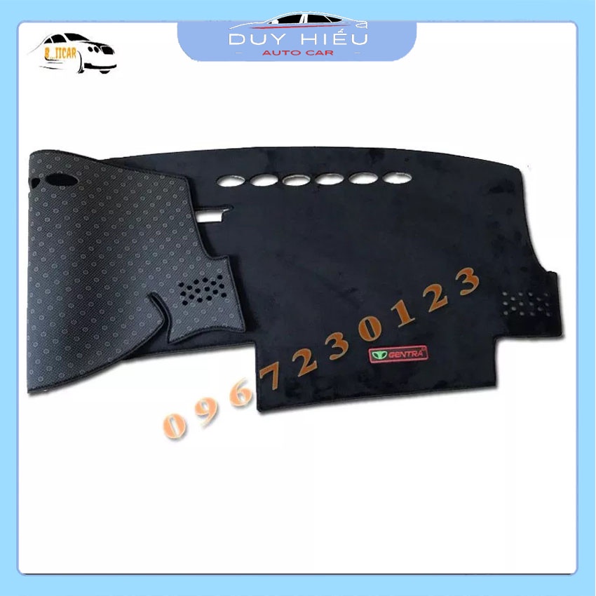 Thảm Taplo Cho Xe Gentra - Aveo Bằng Lông Cừu 3 lớp