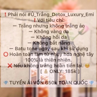Ủ trắng detox emi