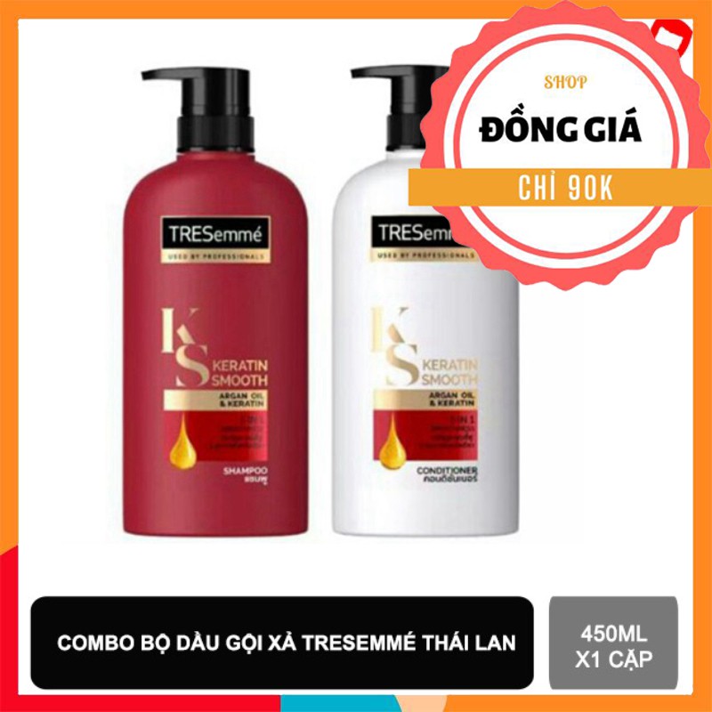 Combo bộ đôi dầu gội xả Tresemme 5 in 1 thái lan x 1 cặp - Chuẩn hàng thái lan