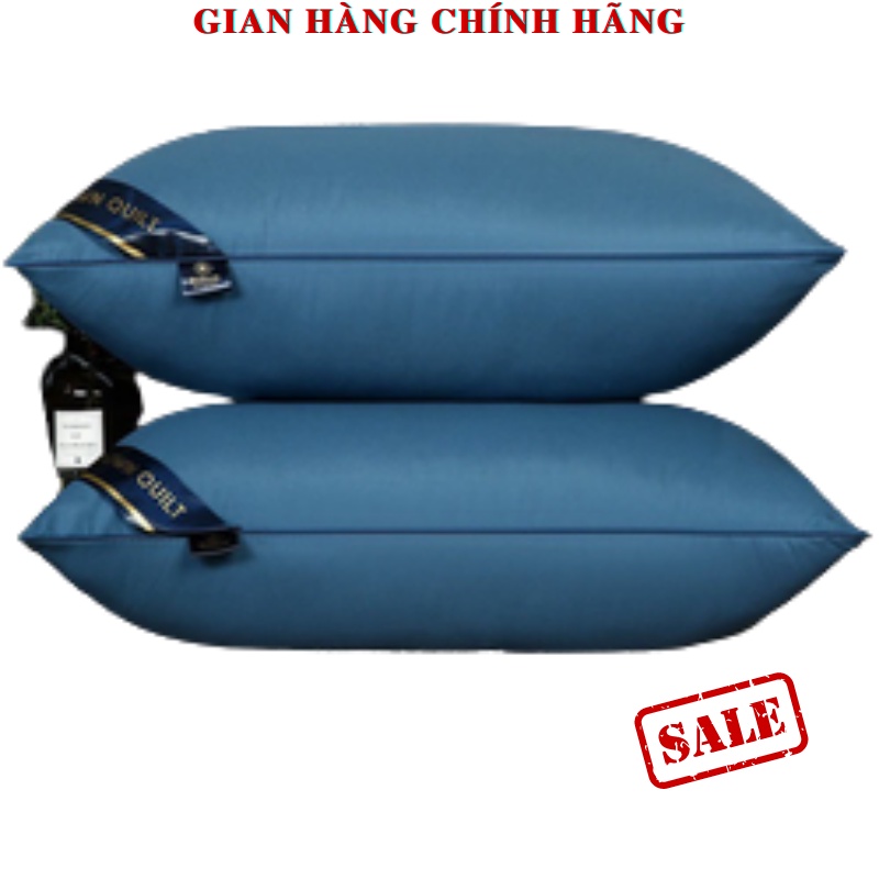 Combo 2 Gối Ngủ Cao Cấp HILTON, Bộ Gối Ngủ Chuyên Dành Cho Khách Sạn, Resort Cực Kỳ Êm Ái, Cho Bạn Giấc Ngủ Ngon TSGD 50