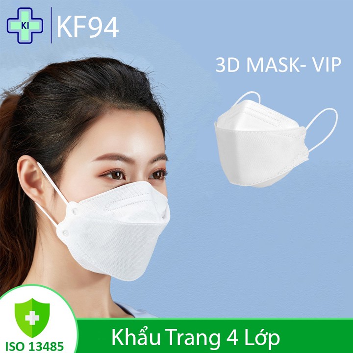 Khẩu trang KF94 Mask 4 lớp công nghệ Hàn Quốc thiết kế thời trang giúp tránh bụi mịn