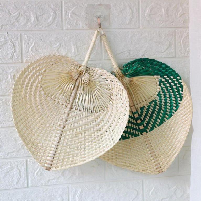 Xưởng SX- Quạt lá đề quạ lá cọ size 20cm -Tre Việt