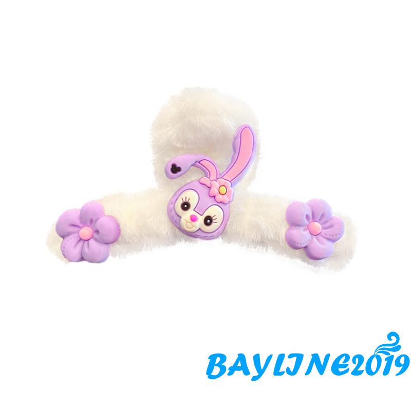 Kẹp tóc màu trắng thiết kế hoạt hình xinh xắn cho nữ