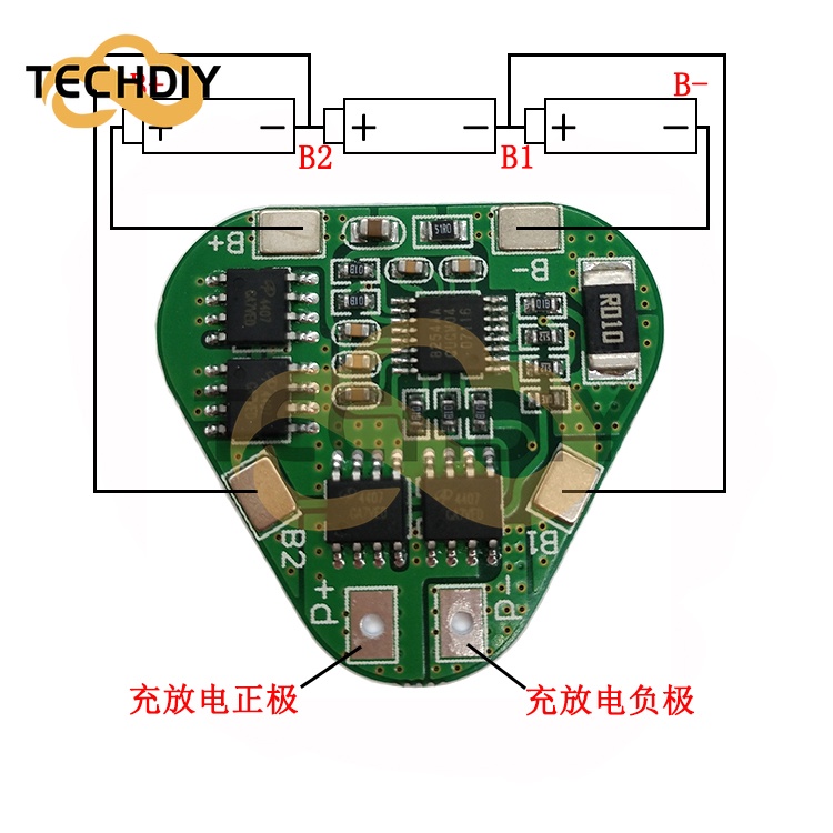 Bảng Mạch Bảo Vệ Pin Lithium 3S 12V 18650 11.1V 12.6V 8A 3 Chuyên Dụng
