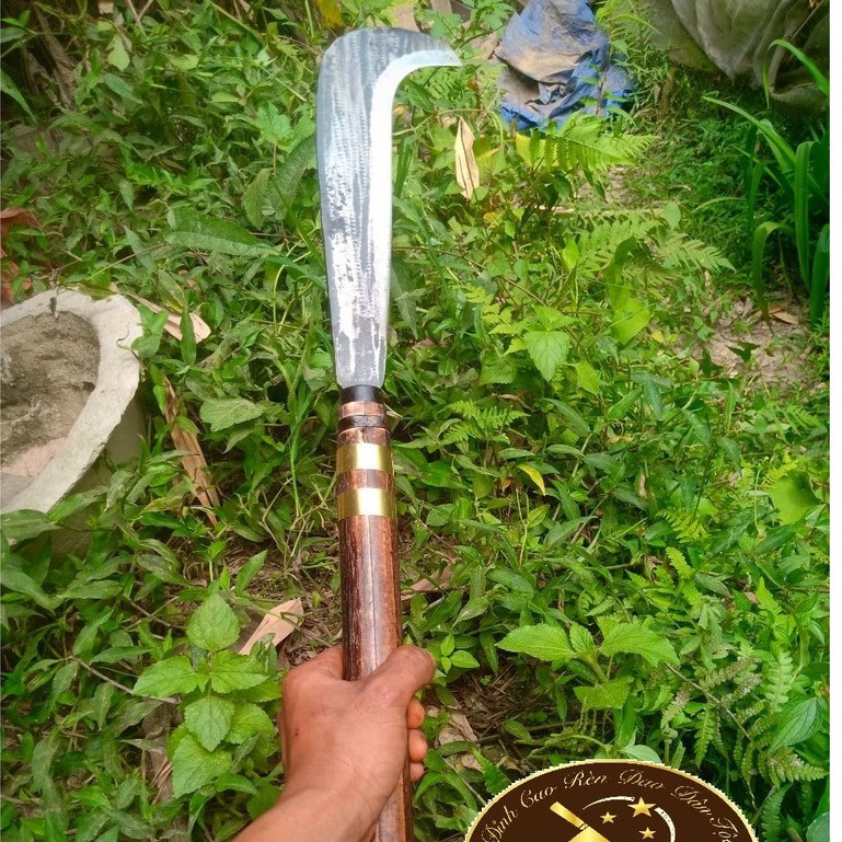 Dao Nông Cụ liềm phát cây của dân tộc Rèn Thủ Công - Mộc Nhiên Phúc Sen