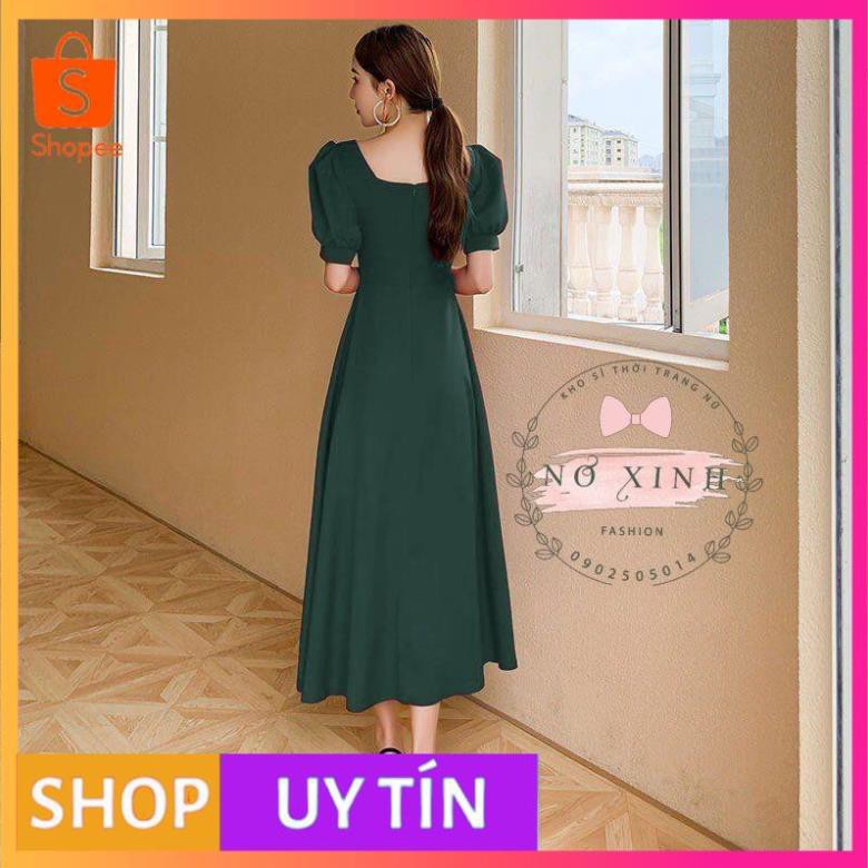 [VNXK] - Váy Maxi Tay Phồng Cao Cấp Có Size M-L-XL - [PONY_HOUSE]