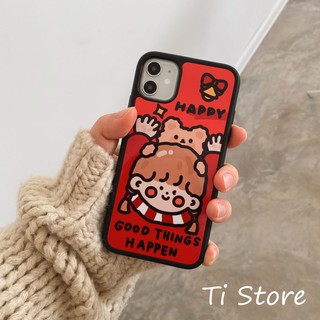 Ốp Lưng Girl Happy 2 iP [ TI STORE ]