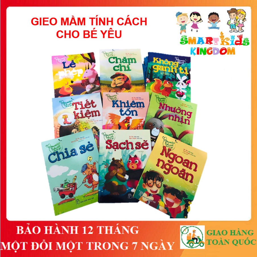 Bộ 9 cuốn Gieo Mầm Tính Cách Cho Bé Yêu