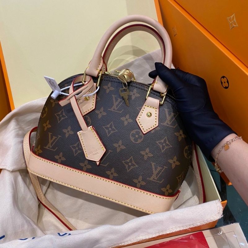 Túi Hến hoa nâu vỡ hộp