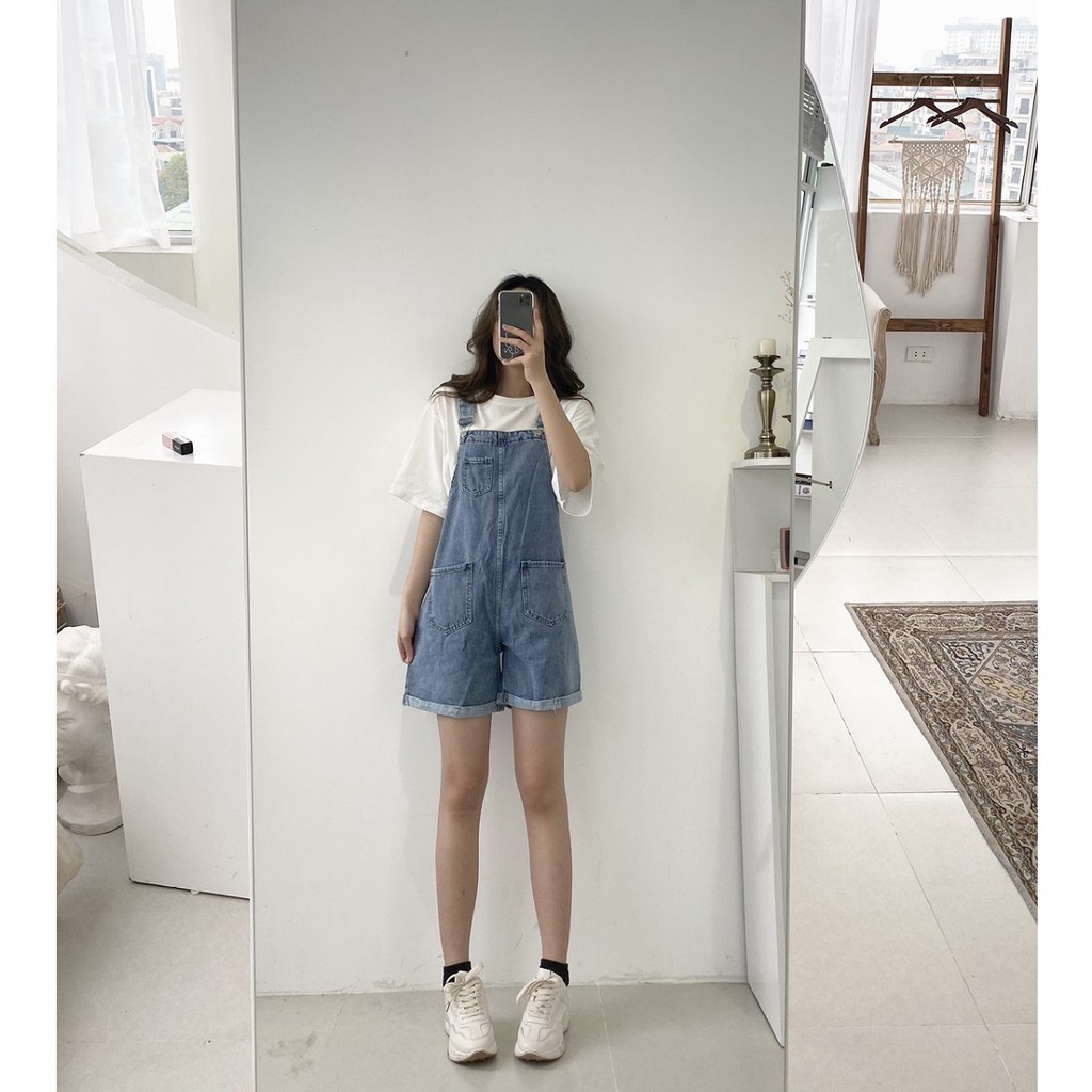 Yếm quần jeans túi trước Y60 SUSTORE