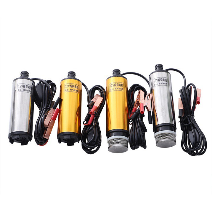 Máy bơm dầu,bơm nước mini 24V - máy bơm chìm hút nước