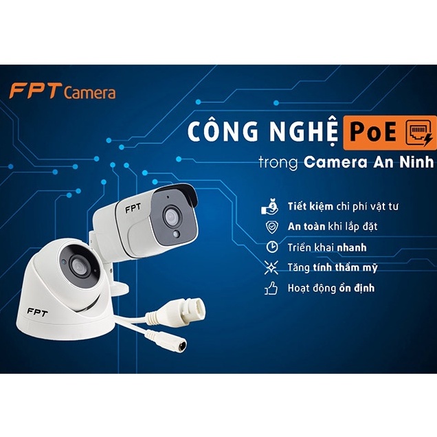 Camera FPT IQ 2S Hình ảnh sắc nét Full HD 1080p, Camera giám sát gia đình FPT - Chính hãng