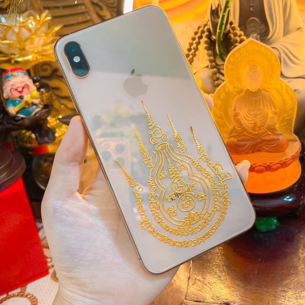 Miếng Dán Điện Thoại Linh Phù Thái Lan Nhiều Mẫu Phong Thủy May Mắn Dán Điện Thoại, Ipad, laptop,.,.