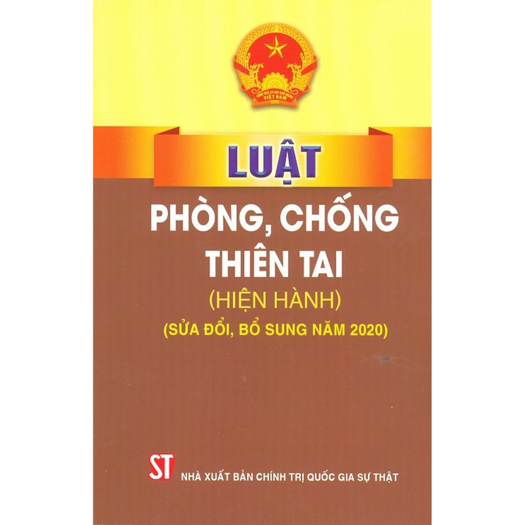 Sách - Luật Phòng, Chống Thiên Tai (Hiện hành) (Sửa đổi, bổ sung năm 2020) | BigBuy360 - bigbuy360.vn