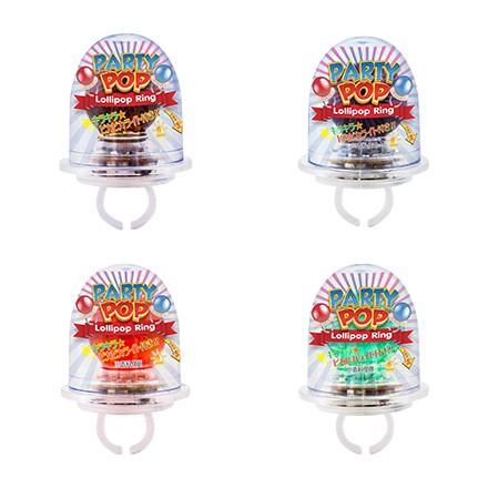 Kẹo nhẫn Party Pop Lollipop Ring ( chớp đèn )