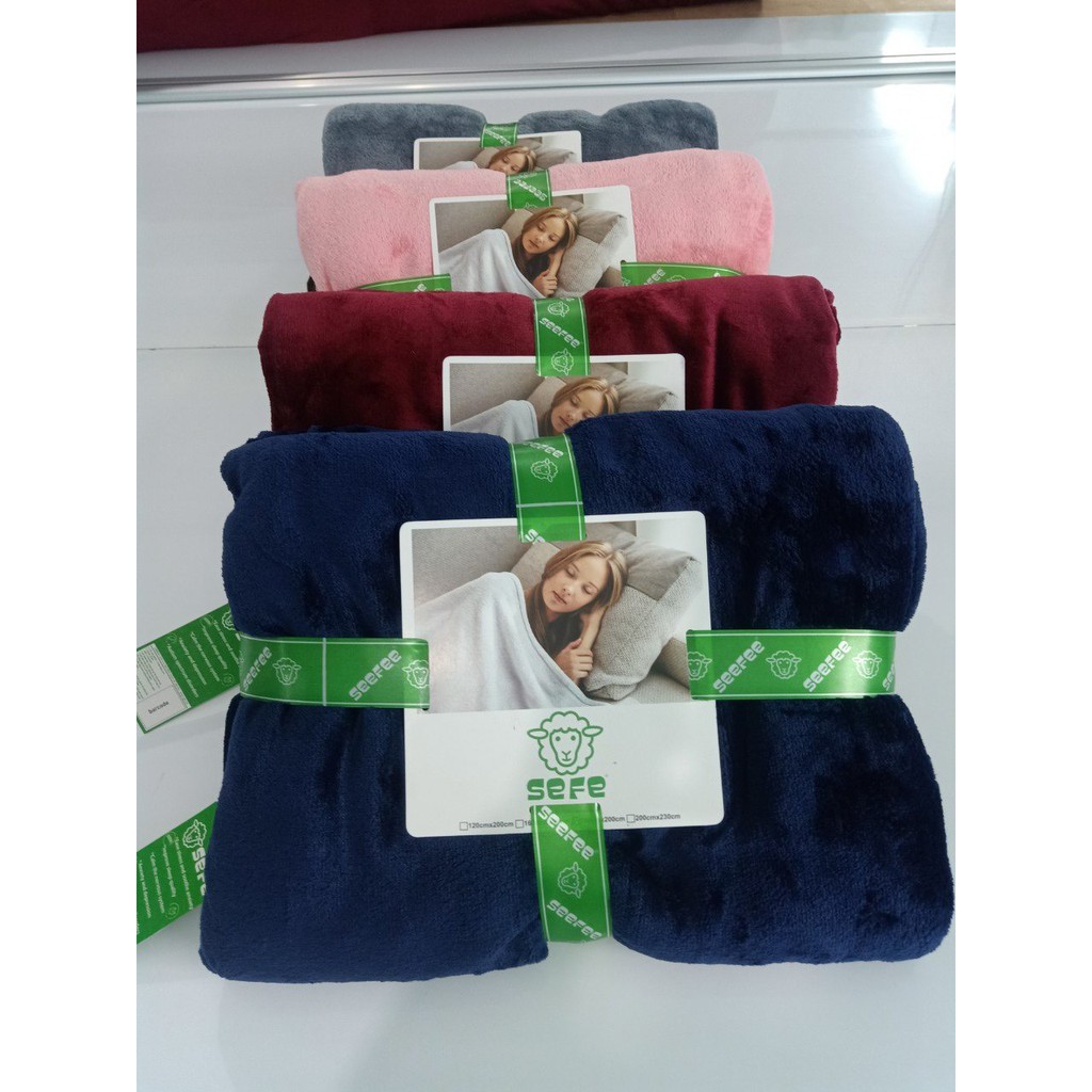 Chăn Mền Lông Tuyết Siêu Mềm Mượt Hàng Xuất Cao Cấp 2m*2,3m SBK127