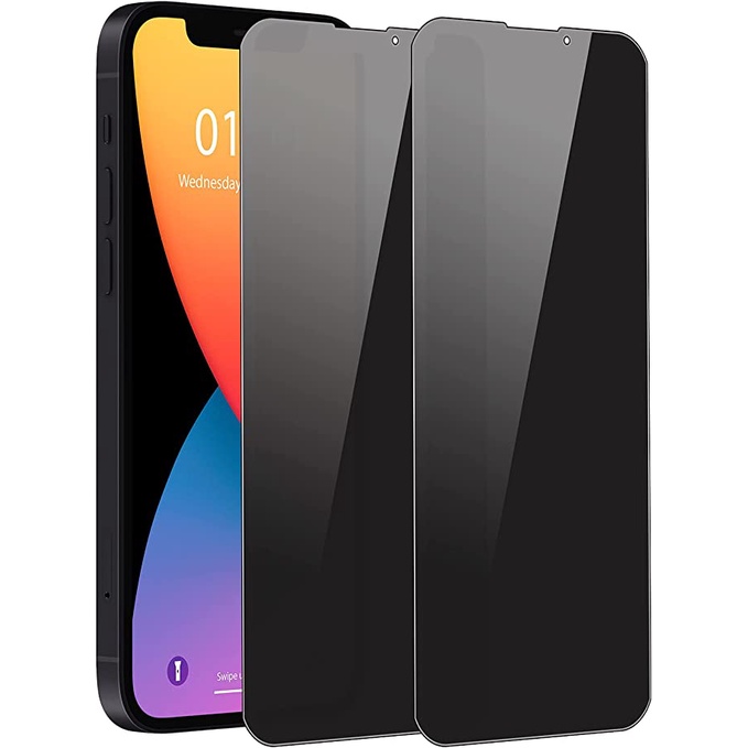 Bộ 2 Miếng Dán Màn Hình Chống Nhìn Trộm Bảo Vệ Toàn Diện Cho iPhone 13 / 13 Pro  Sturdy