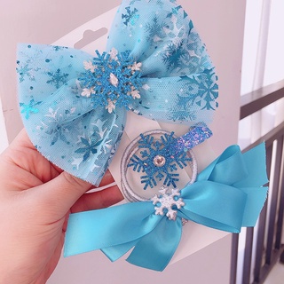 Set 3 kẹp tóc elsa - kẹp tóc công chúa mh: b0434