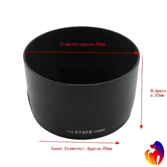 Loa che nắng Et-65 Iii độc đáo cho máy ảnh Canon Ef 85mm F1.8 100mm F2