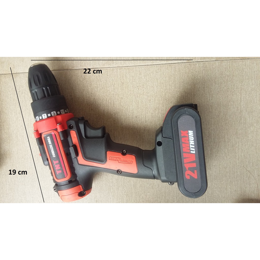 Máy khoan pin - Máy Khoan Pin 21 Vôn TNT - Máy khoan pin TNT 21 vôn