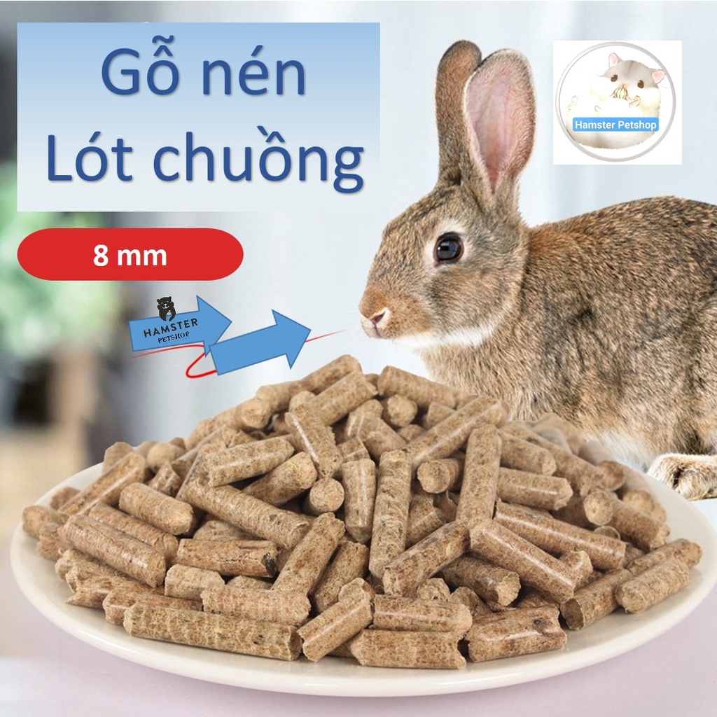 Gỗ nén  lót chuồng hamster, Nhím, Guinea Pig (bọ ú, chuột lang), thỏ, sóc