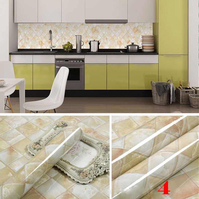 Cuộn Giấy Dán Tường Hoạ Tiết Vân Đá Cẩm Thạch