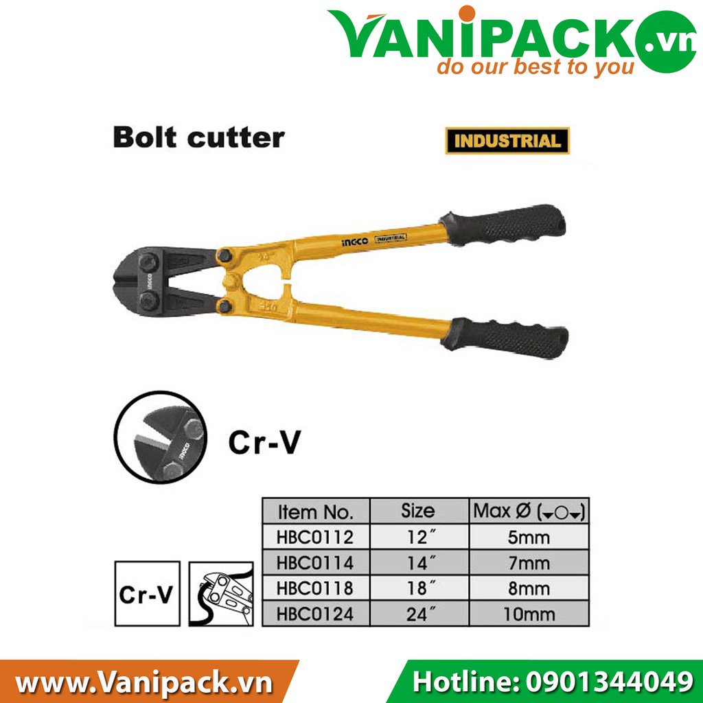 Kìm cộng lực Ingco HBC0848