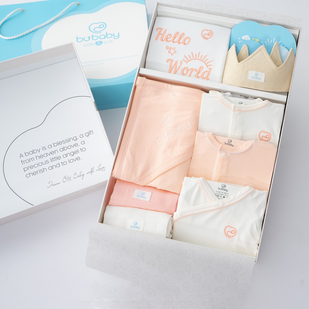 Set quà tặng new born hello world bu - ảnh sản phẩm 2