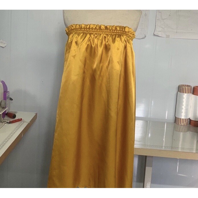 Đầm lụa SPA, váy xông chuyên dùng spa bộ đồ giảm béo lụa Cathang8
