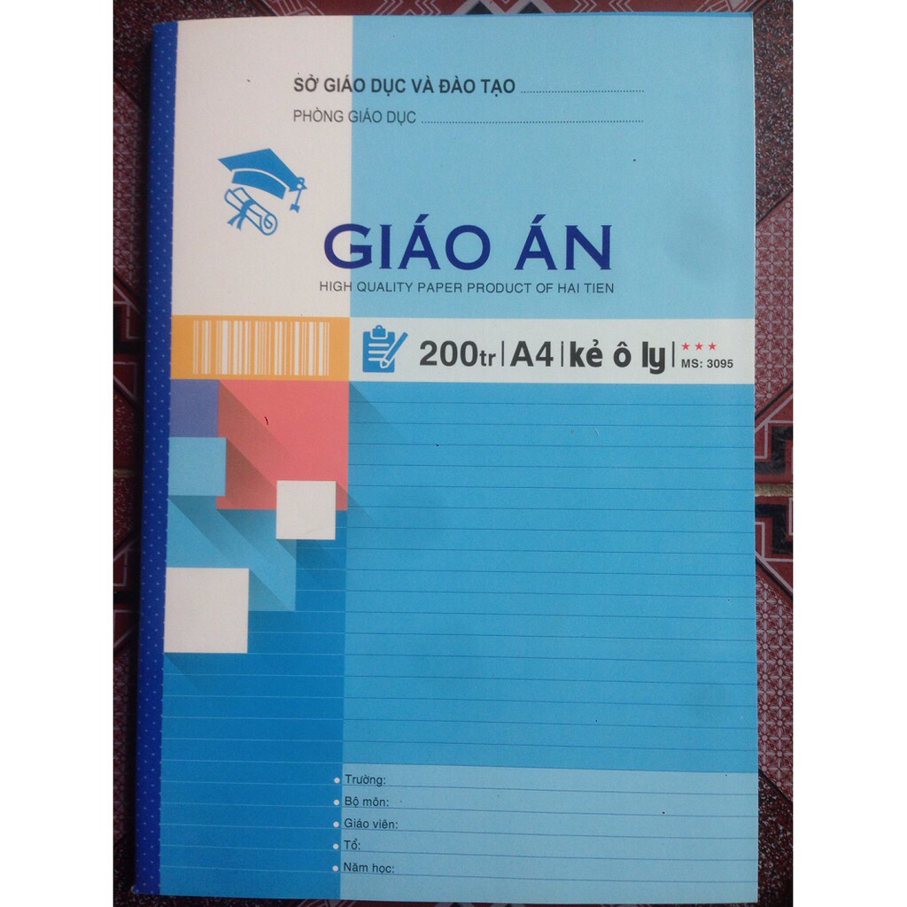 Giáo án Ô Ly A4 Hải Tiến 200Trang