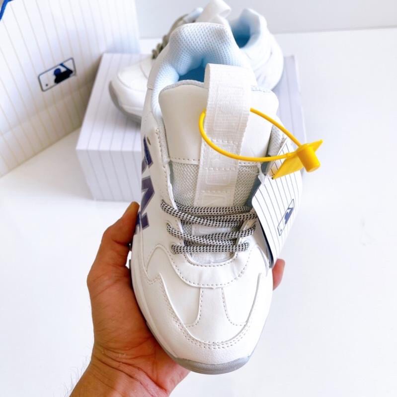 Giày MLB LA đế xám Hàn Quốc cao cấp - Cao 5cm Tôn Dáng