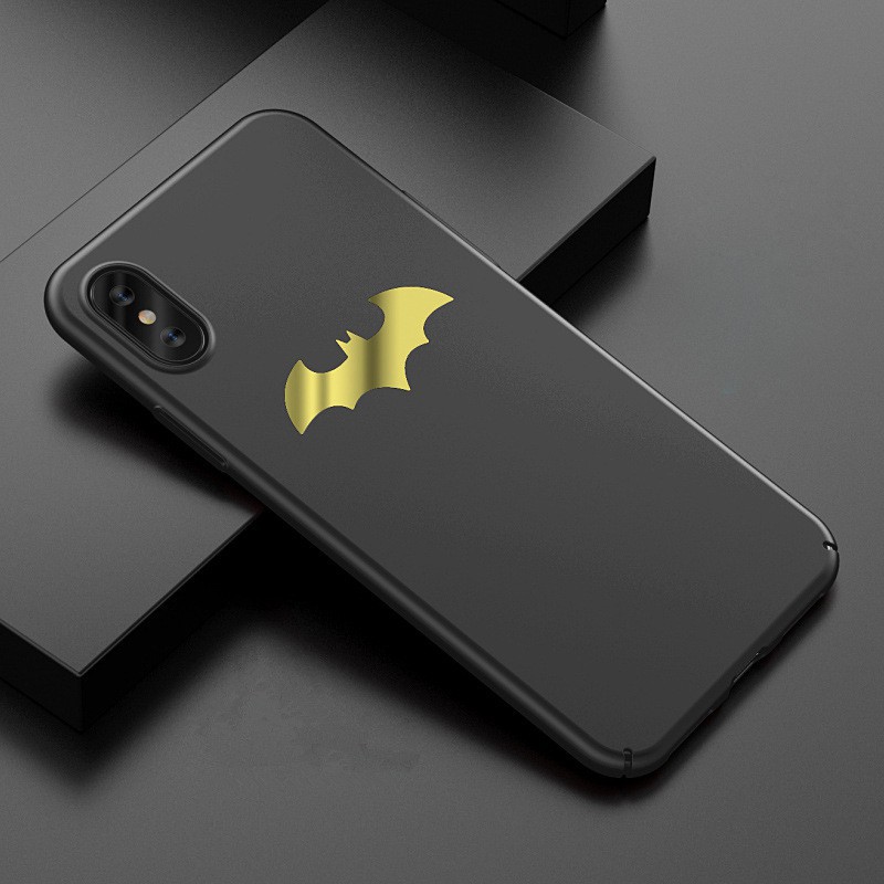 Ốp điện thoại Batman nhám bằng PC cứng cho iPhone 6 6s 7 8 plus X XS MAX XR XS 11 pro max