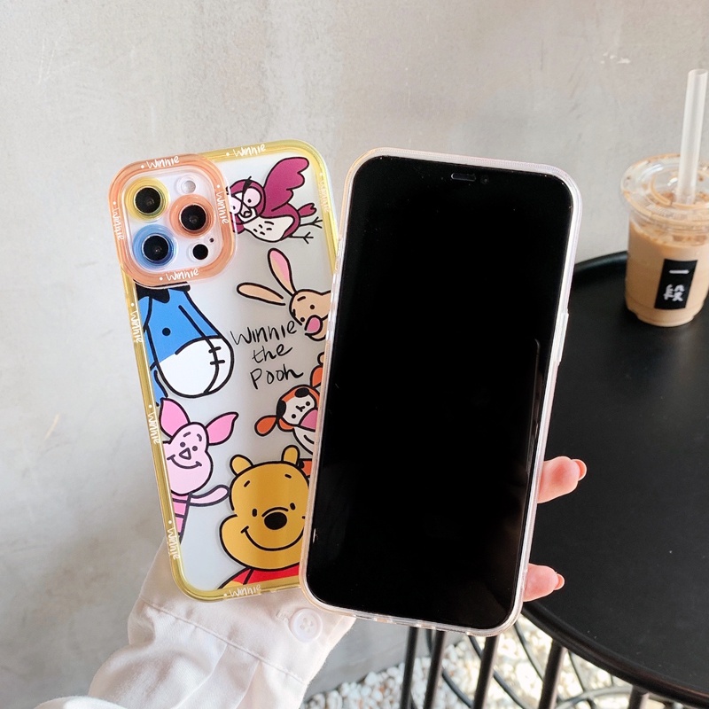 Ốp Điện Thoại Silicon TPU Mềm Chống Rơi Hình Hoạt Hình Disney Cho iPhone 12 Pro 11 Pro XS Max X XR 7 8 Plus