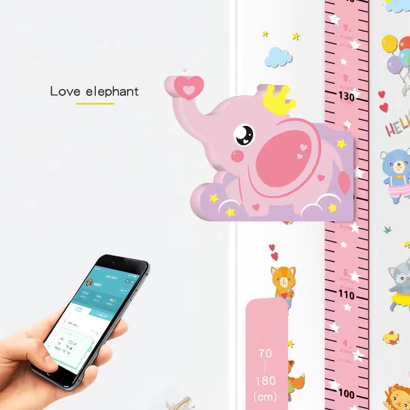 Thước đo chiều cao dán tường cho bé