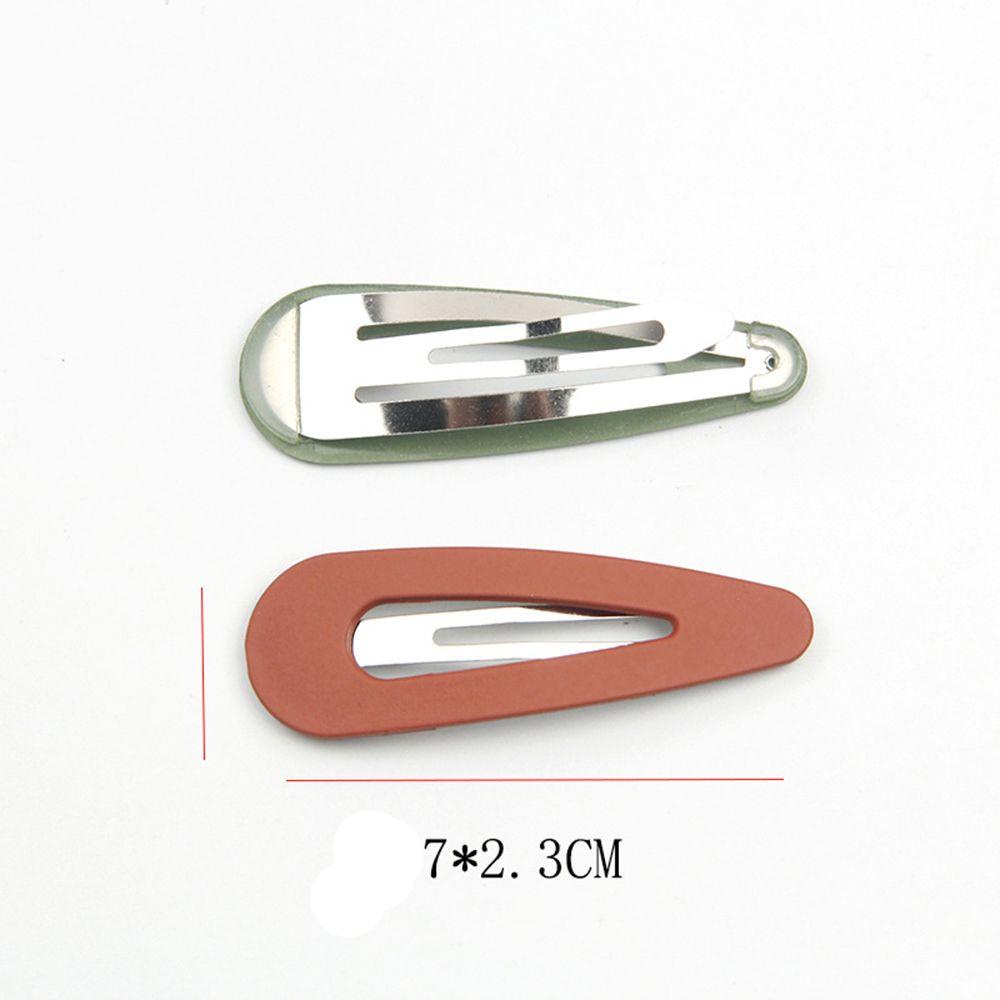 Kẹp Tóc Kim Loại Màu Trơn Thời Trang Cho Nữ