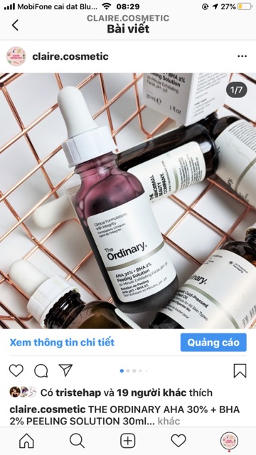 [BILL SEPHORA]THE ORDINARY PEELING SOLUTION AHA BHA TẨY DA CHẾT TẾ BÀO | BigBuy360 - bigbuy360.vn