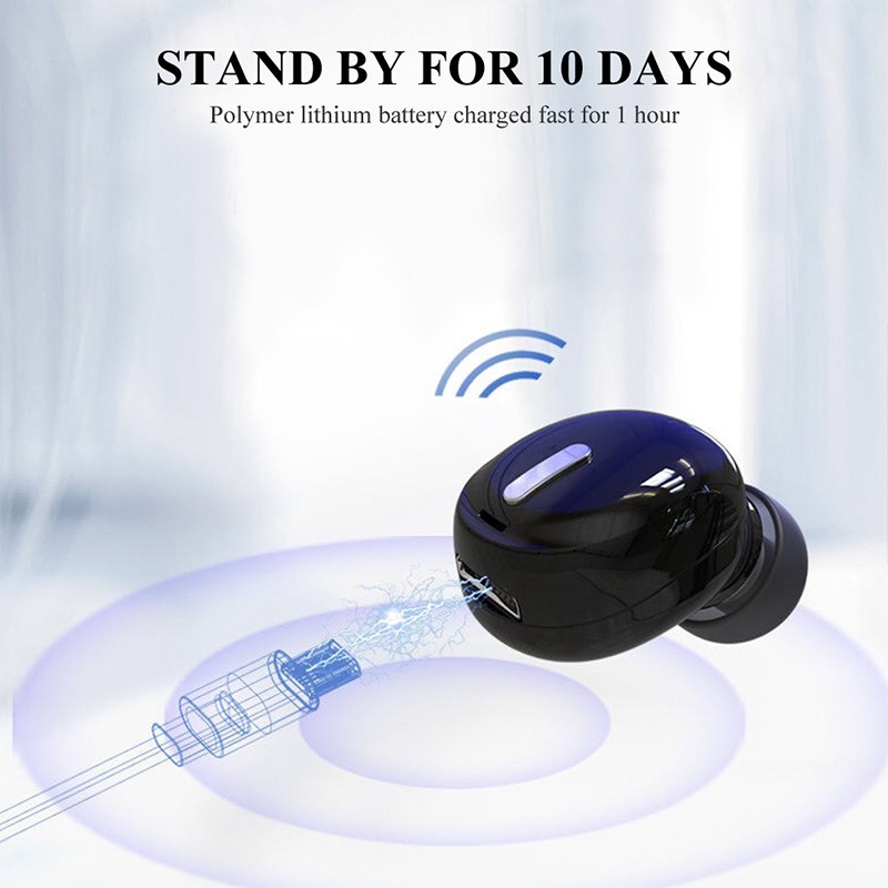 Tai nghe chơi game không dây bluetooth 5.0 mini X9 có mic tiện lợi