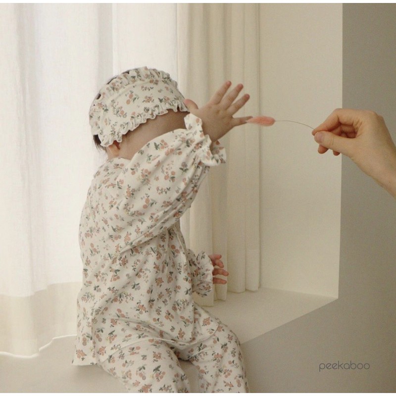 Bộ rời hoa nhí cho mẹ&bé gái diện #peekaboo
