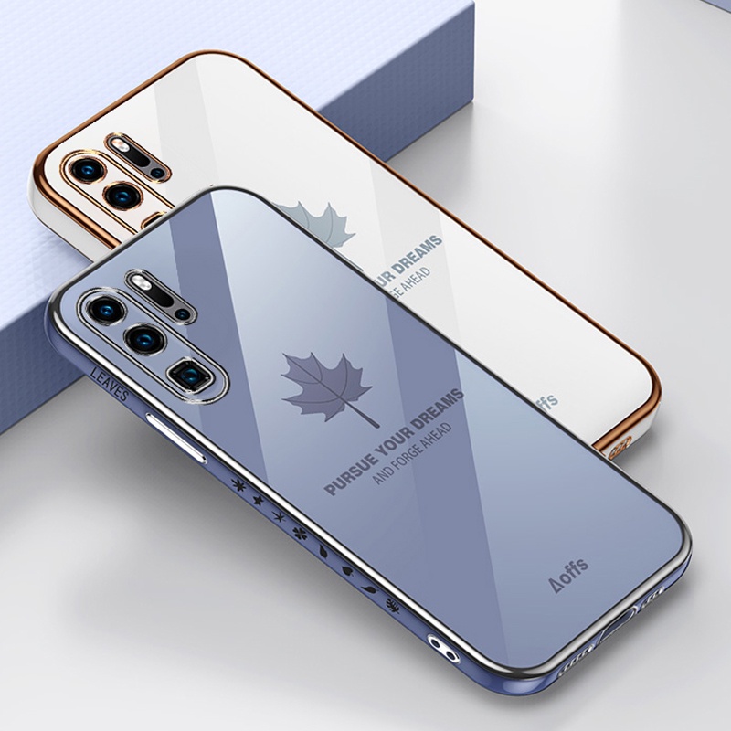 Ốp điện thoại silicon mềm Koosuk kiểu vuông hình lá phong cao cấp cho Samsung Galaxy Note 10 Plus note10+