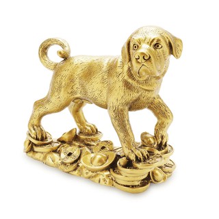 Tượng Chó Đại Màu Vàng Đồng